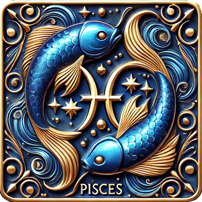 Zodiac Collection - Square 50mm x 50mm