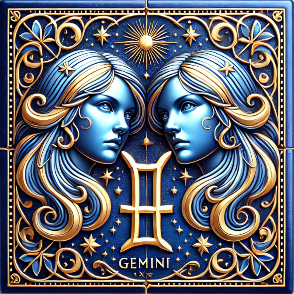 Zodiac Collection - Square 50mm x 50mm