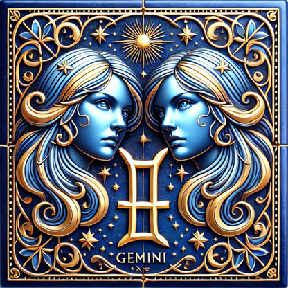 Zodiac Collection - Square 50mm x 50mm